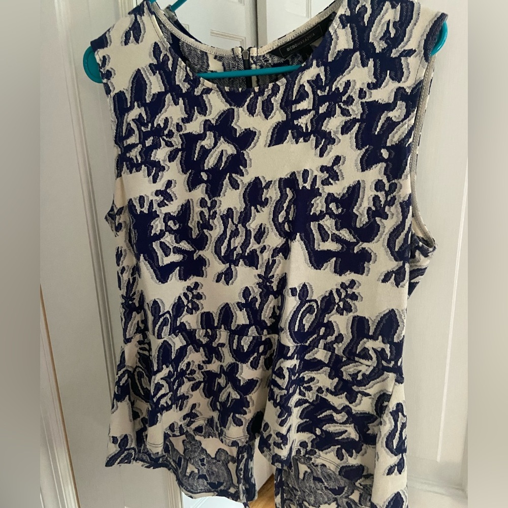 BCBG Peplum w/ back Zipper